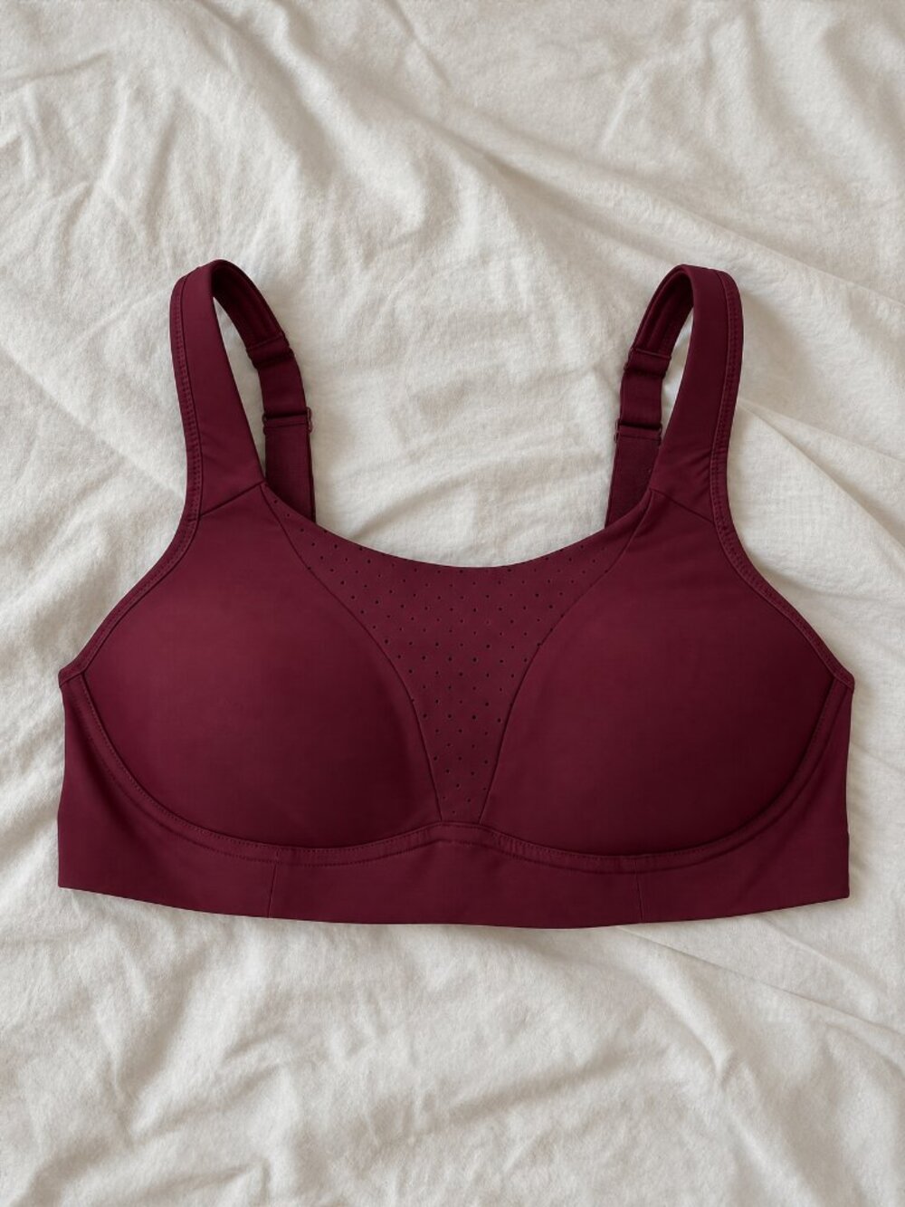 Lululemon Run Times Bra 34B Red Merlot Burgundy High Support Sports Bra